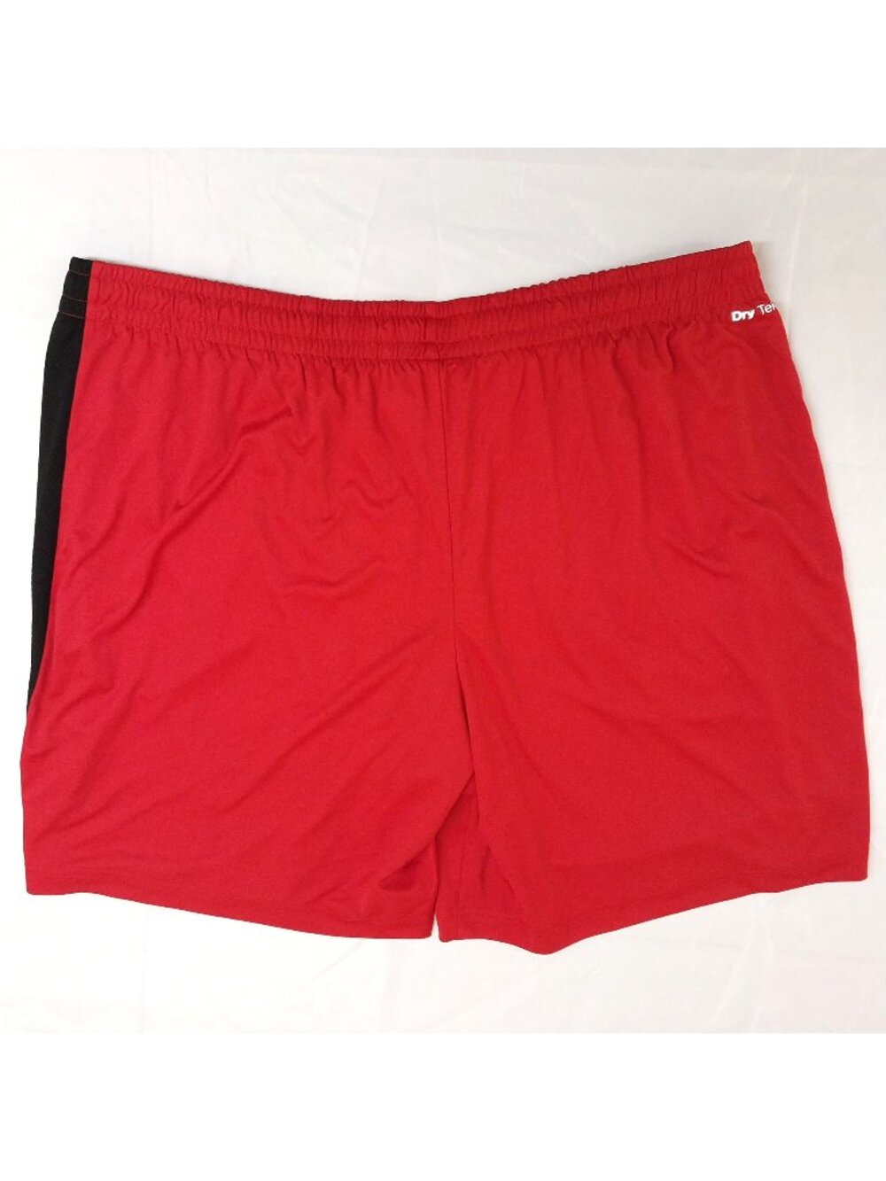 Mens 3XB Tek Gear Dry Tek Red & Black Performance Shorts UPF 50+ Stretch Fabric